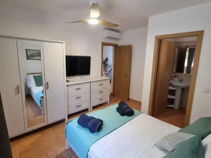 Schlafzimmer von Wohnung zum Verkauf in Manacor mit Klimaanlage, Privatgarten und Abstellraum