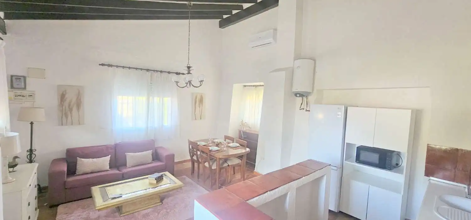 Living room of Detached homes for rent in Vélez-Málaga  with Air Conditioner, Terrace and Swimming Pool
