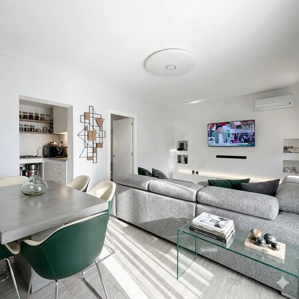 Sala de estar de Piso en venta en Málaga con Aire acondicionado y Calefacción
