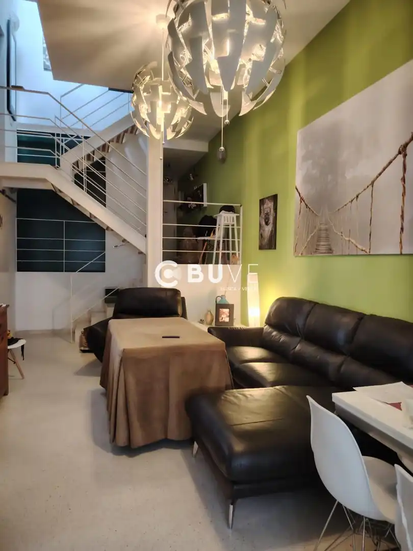 Sala d'estar de Casa adosada en venda en Almadén de la Plata amb Terrassa