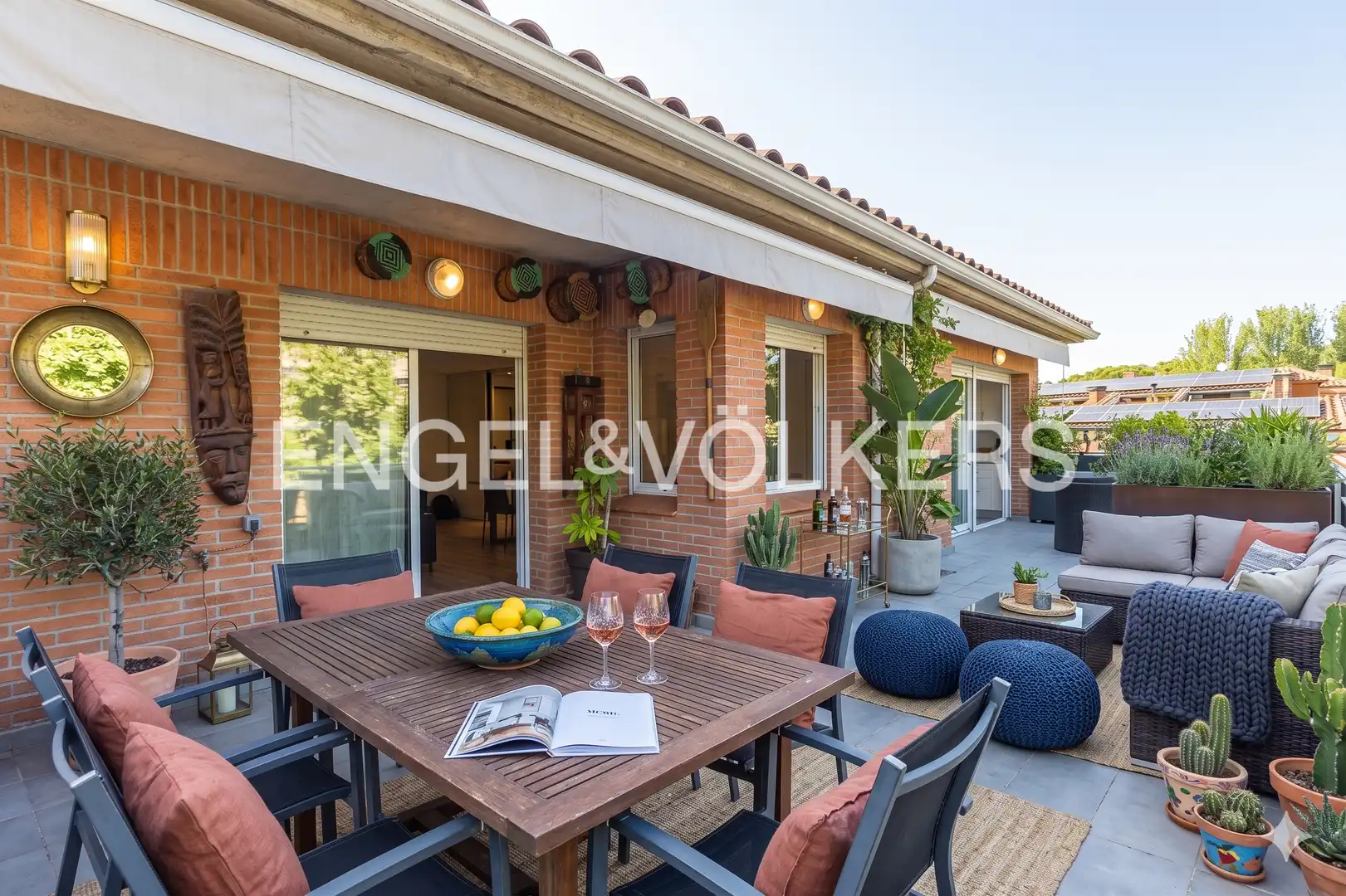 Terrassa de Àtic en venda en Sant Cugat del Vallès amb Calefacció, Jardí privat i Parquet