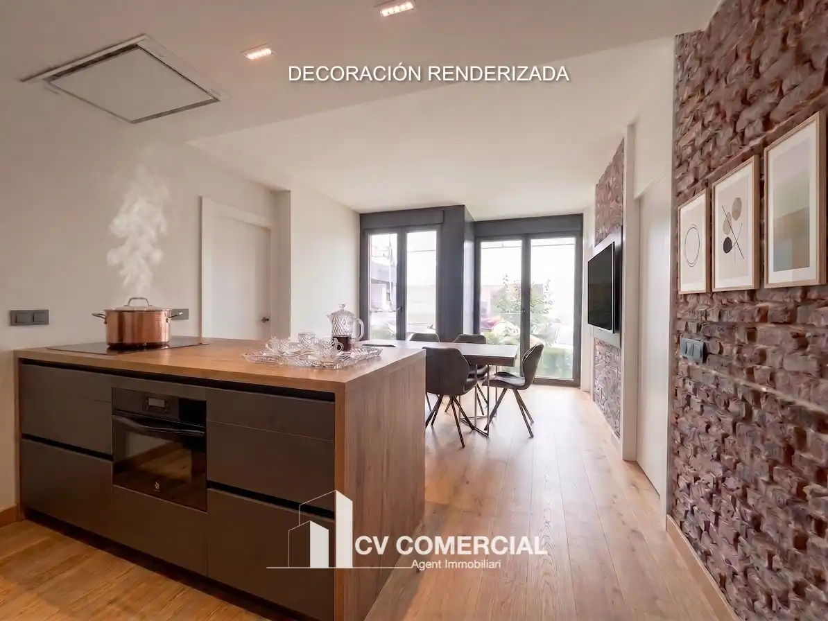 Kitchen of Flat for sale in Pallejà  with Air Conditioner, Heating and Parquet flooring