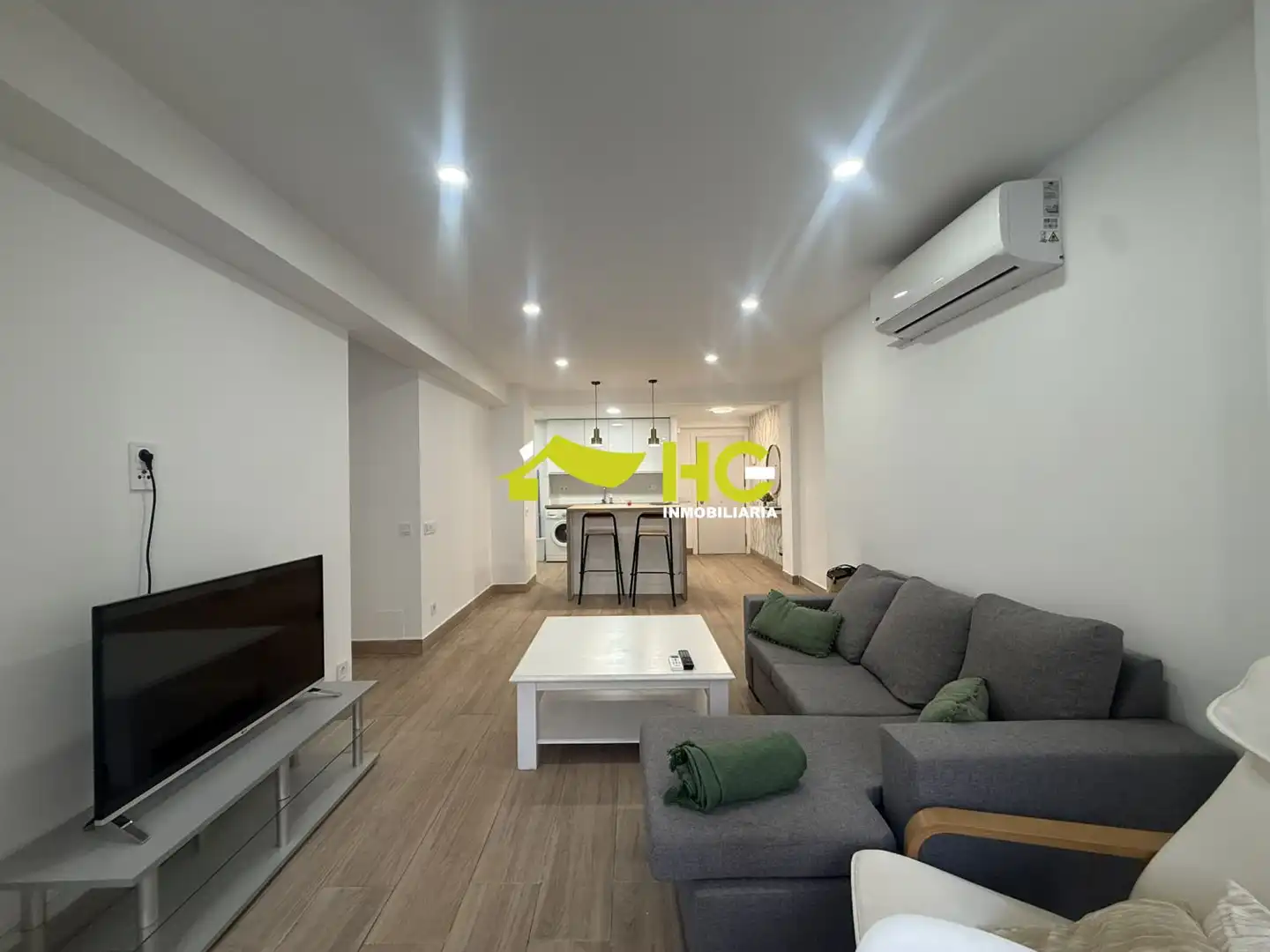 Sala de estar de Piso de alquiler en Alcorcón con Aire acondicionado, Calefacción y Amueblado