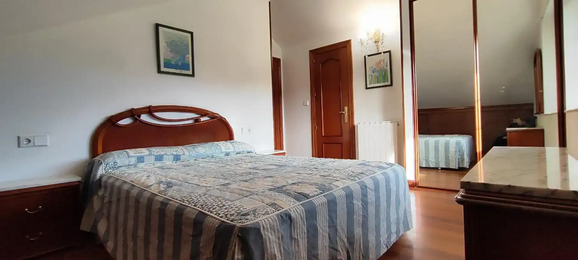 Dormitori de Àtic de lloguer en Liendo amb Parquet, Moblat i Rentadora