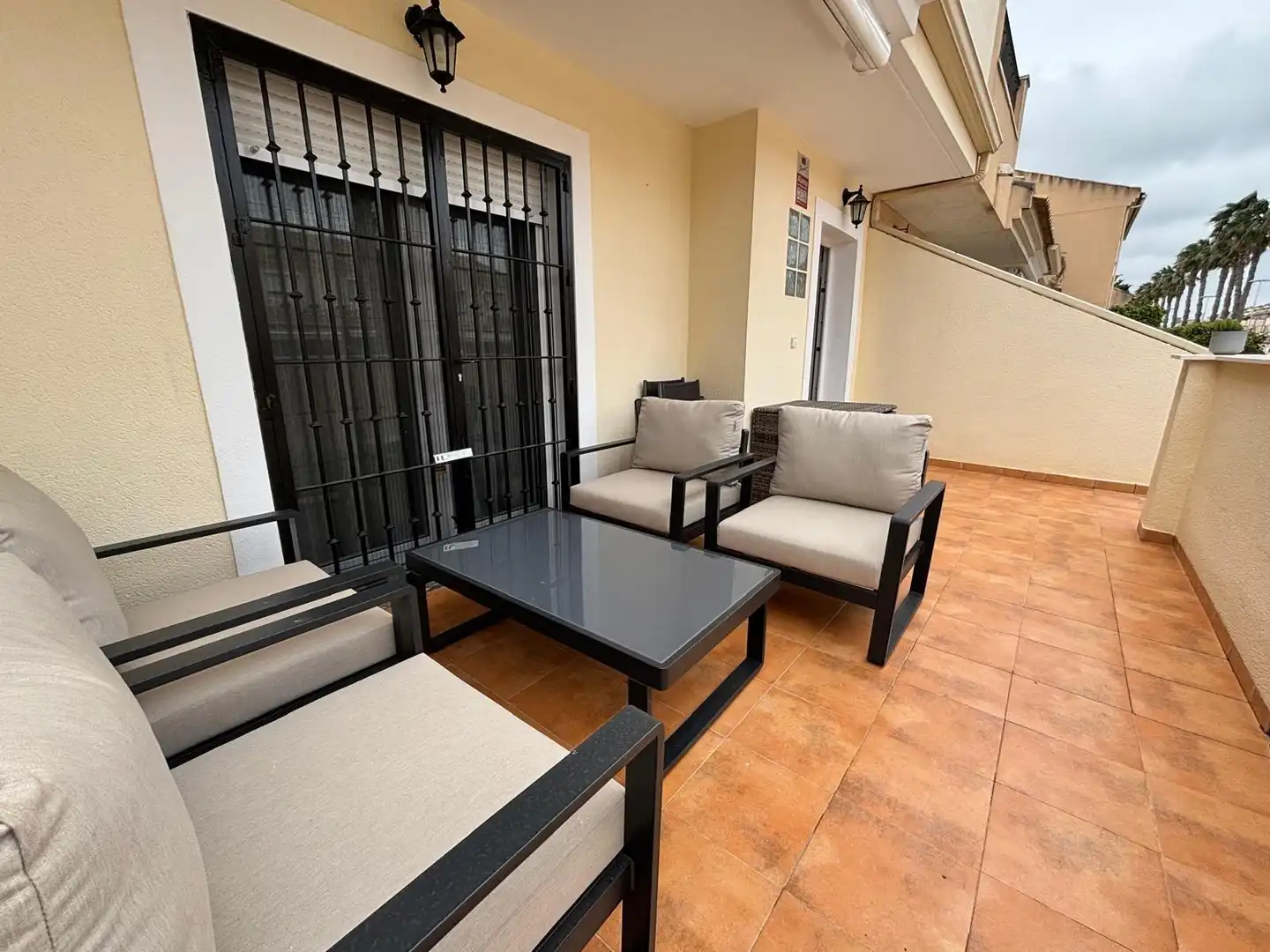 Terrassa de Casa o xalet en venda en San Javier amb Aire condicionat, Jardí privat i Balcó