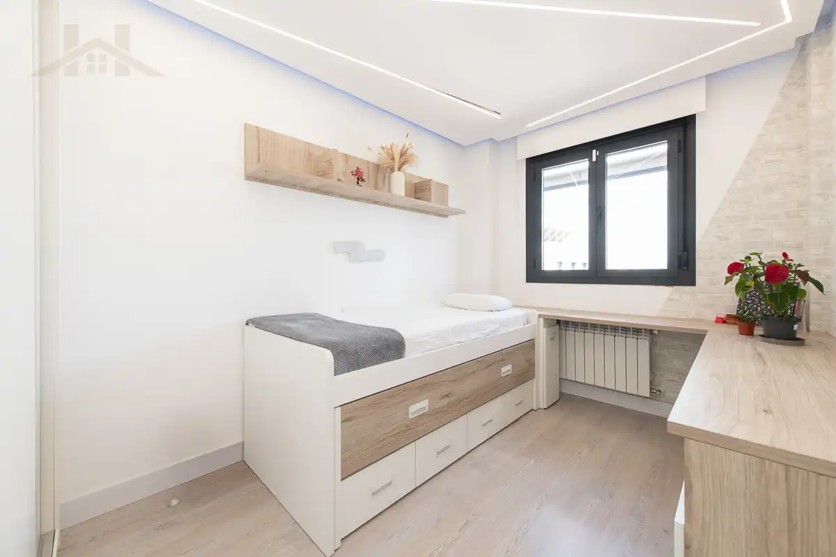 Schlafzimmer von Wohnung zum Verkauf in Arganda del Rey mit Klimaanlage, Heizung und Terrasse