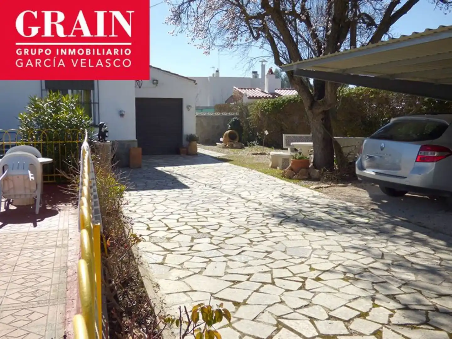 Vista exterior de Casa o chalet en venta en Albacete con Calefacción, Jardín privado y Piscina