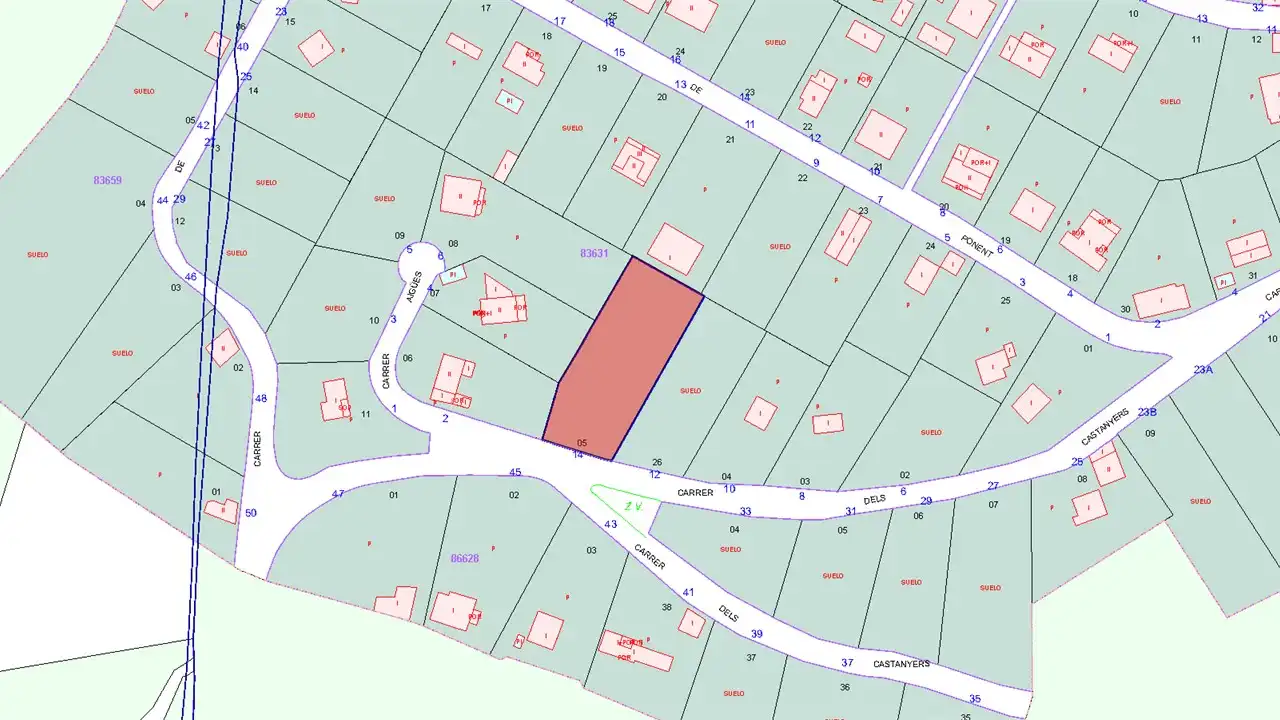 Terreno rústico en venta en C/ De les Aigues - Castanyers -, imagen 2