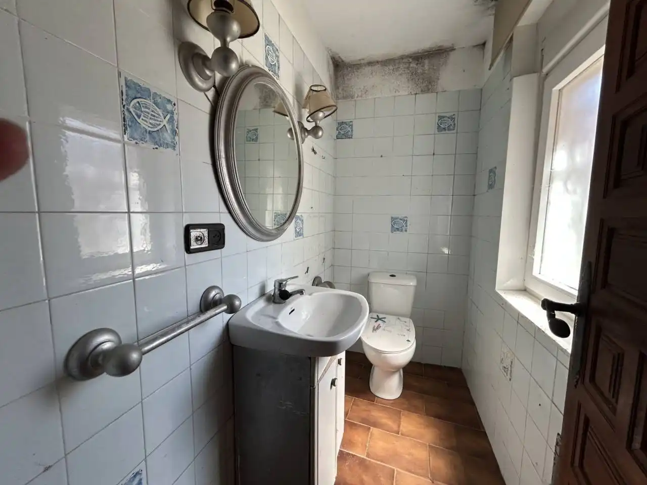 Bathroom of Houses for sale in Estépar  with Private garden, Parquet flooring and Terrace