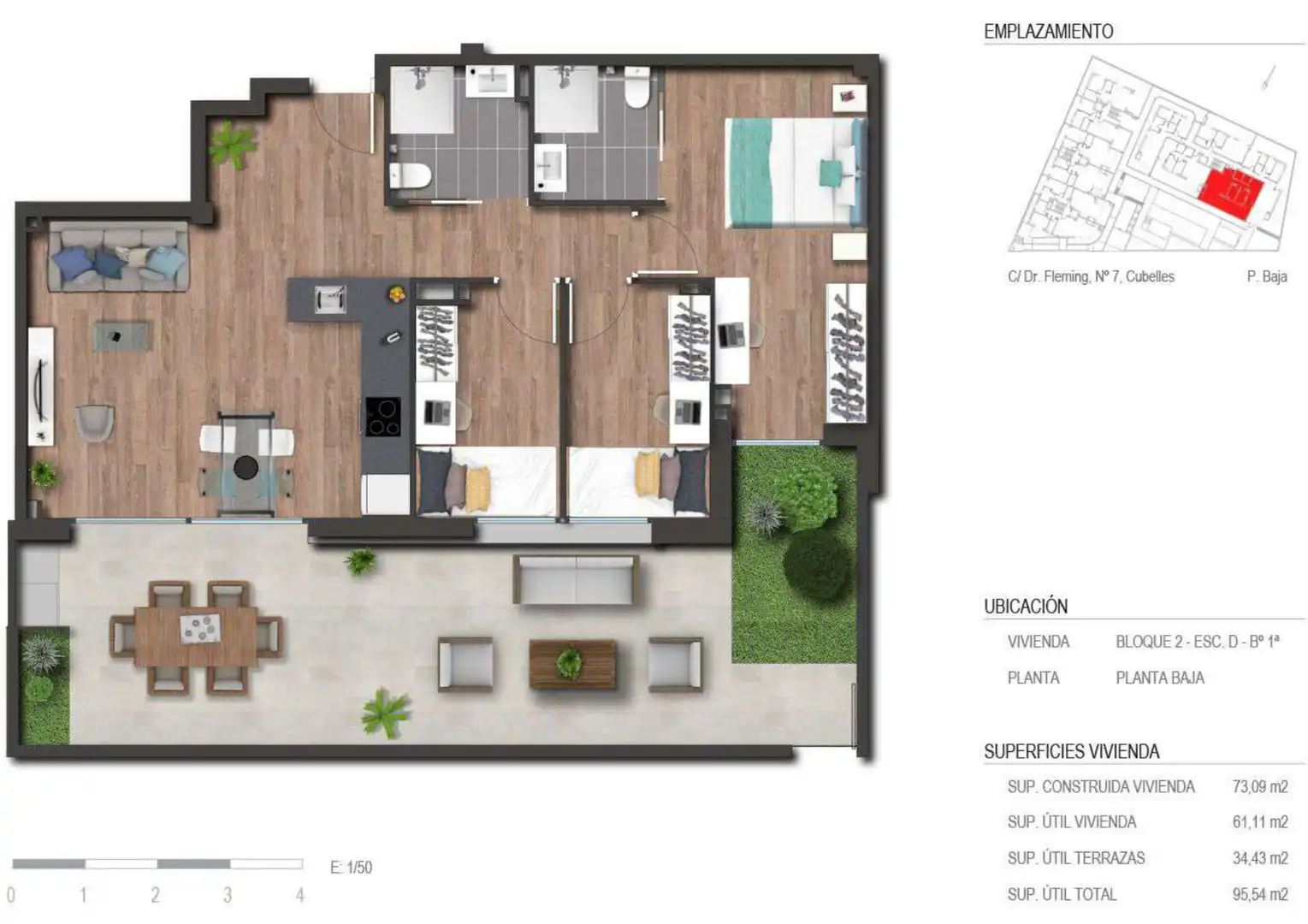 Rez-de-chaussée avec piscine à vendre à Carrer del Doctor Fleming 7, imagen 42