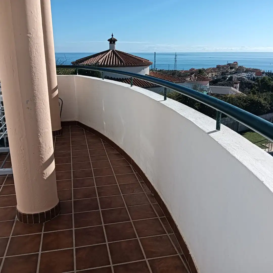 Terrace of Flat for sale in Rincón de la Victoria  with Air Conditioner, Private garden and Terrace