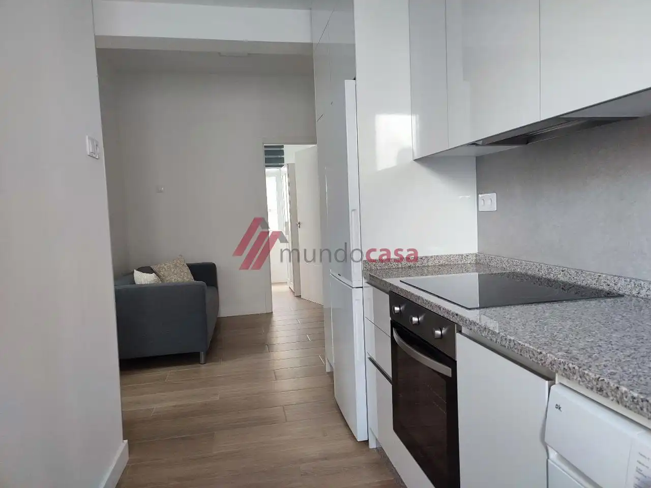 Küche von Wohnung zur Miete in Ferrol mit Heizung, Terrasse und Möbliert