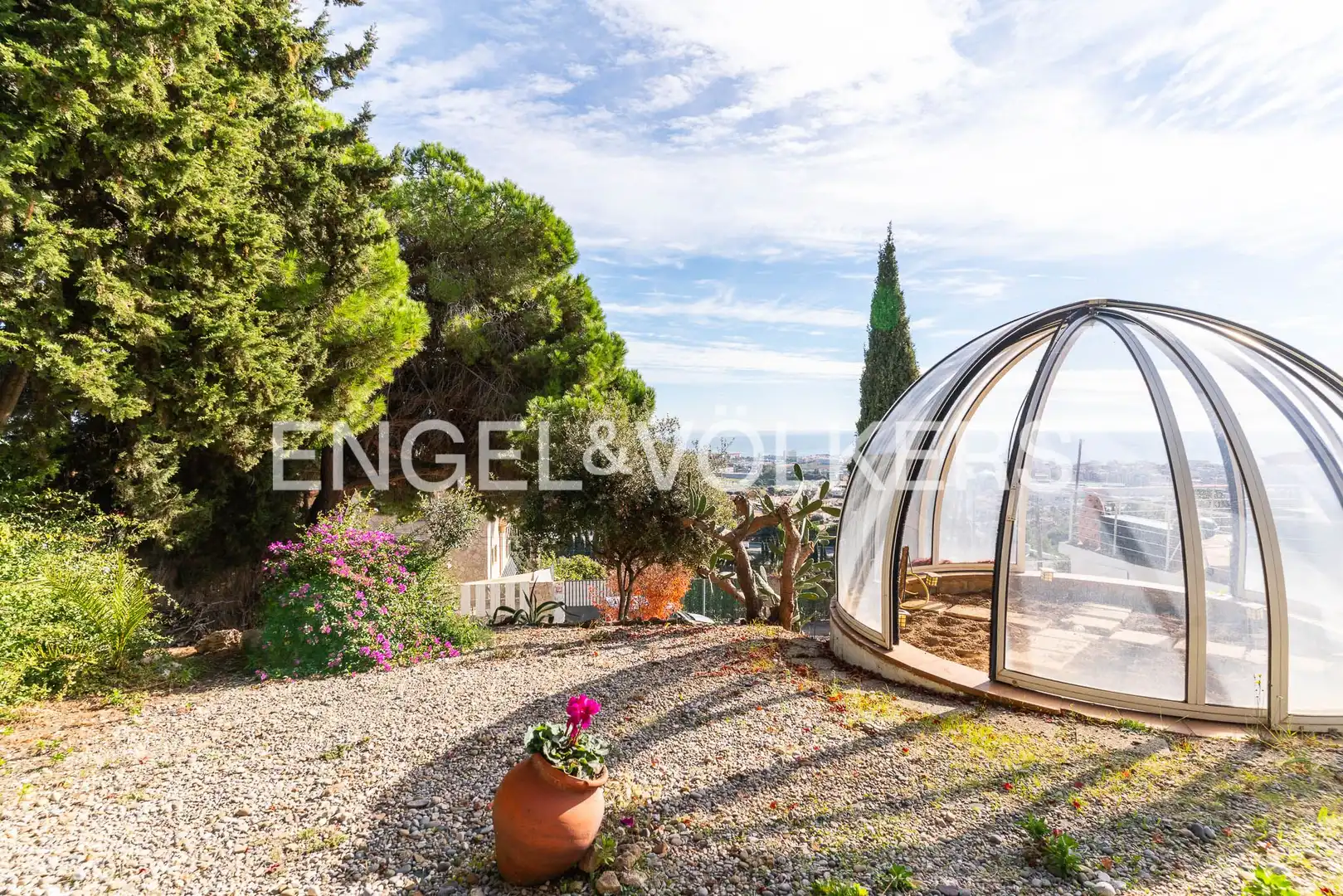 Jardín de Casa o chalet en venta en Pineda de Mar con Calefacción, Jardín privado y Terraza