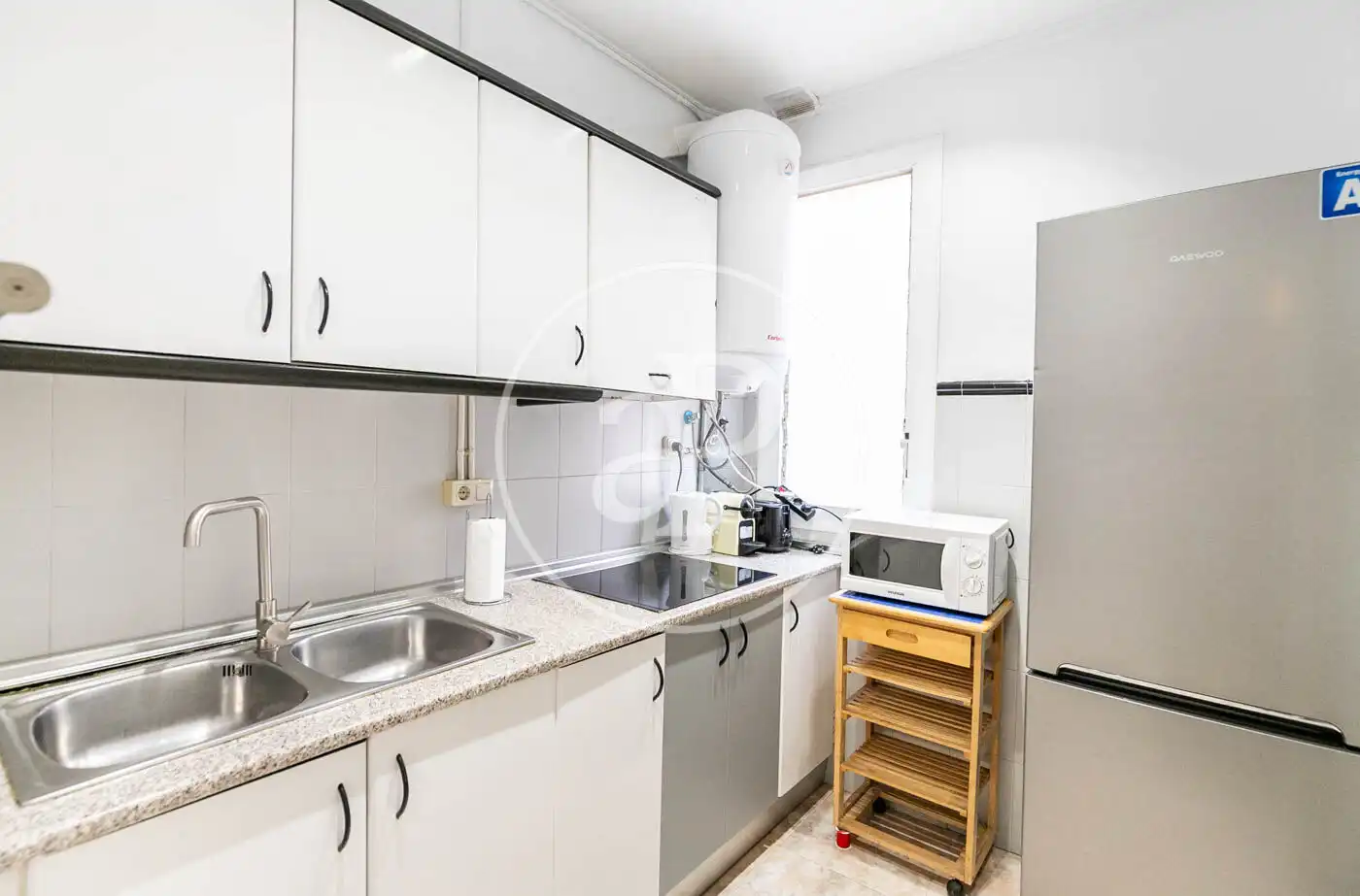 Küche von Wohnung zum Verkauf in Barcelona mit Klimaanlage, Heizung und Möbliert