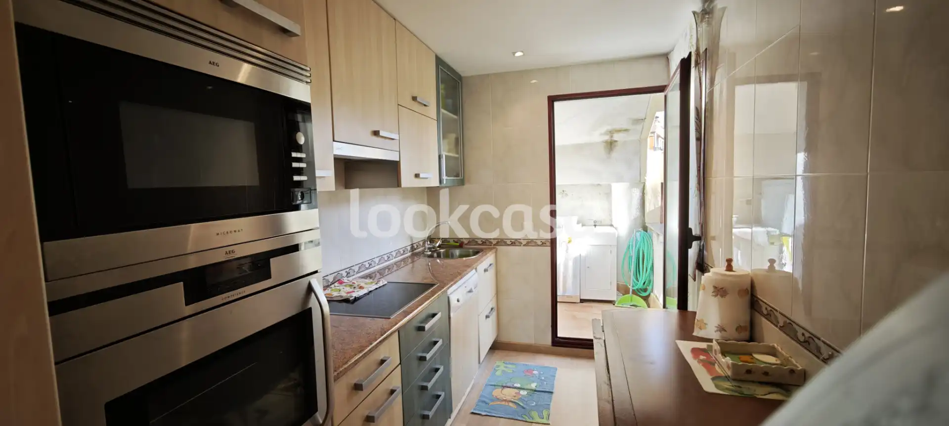 Cocina de Ático en venta en Sanxenxo con Calefacción, Parquet y Terraza