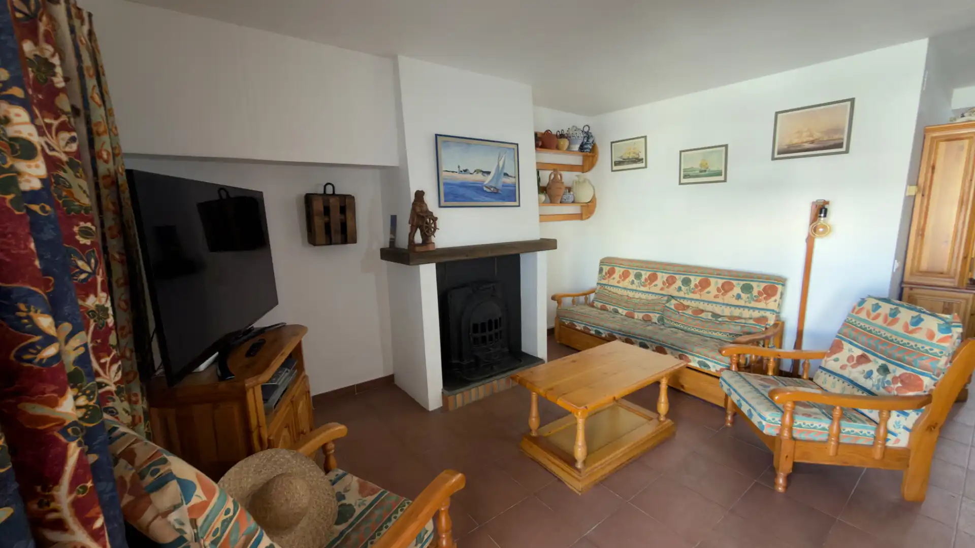 Sala de estar de Apartamento en venta en Roses con Aire acondicionado, Calefacción y Terraza