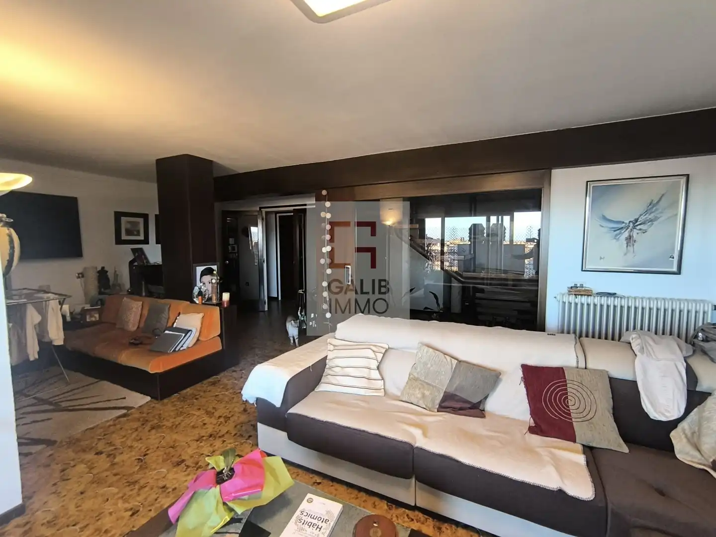 Sala d'estar de Àtic en venda en Figueres amb Aire condicionat, Calefacció i Terrassa