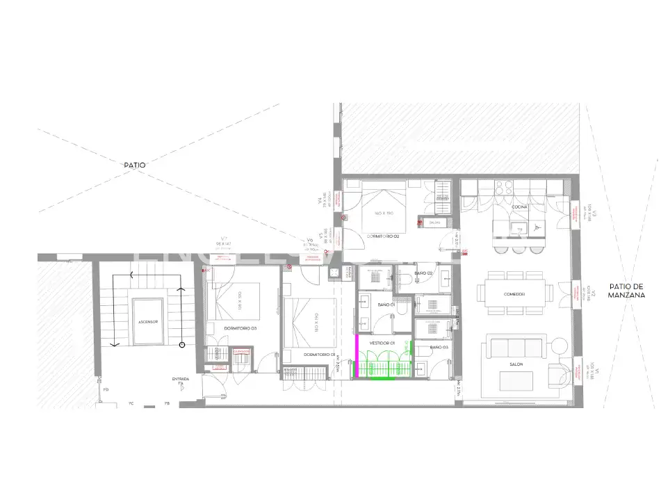 Wohnung zum Verkauf in Madrid mit Klimaanlage, Heizung und Parkett
