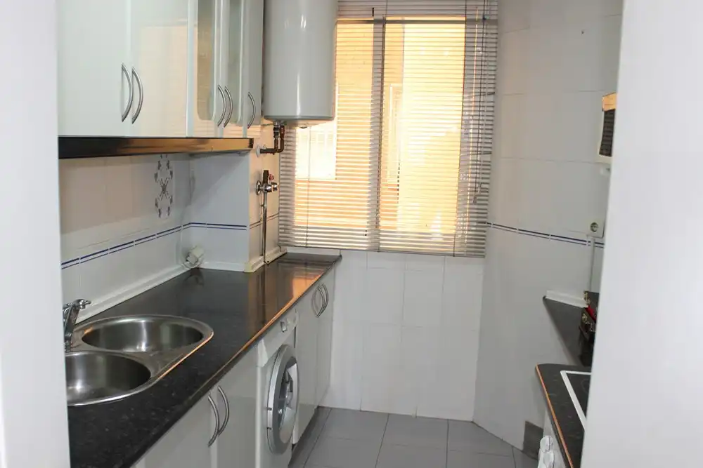 Kitchen of Flat for rent in Málaga  with Air Conditioner, Heating and Furnished
