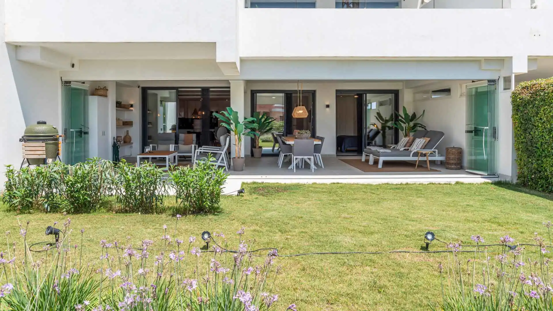 Terraza de Apartamento en venta en Estepona con Aire acondicionado, Jardín privado y Terraza