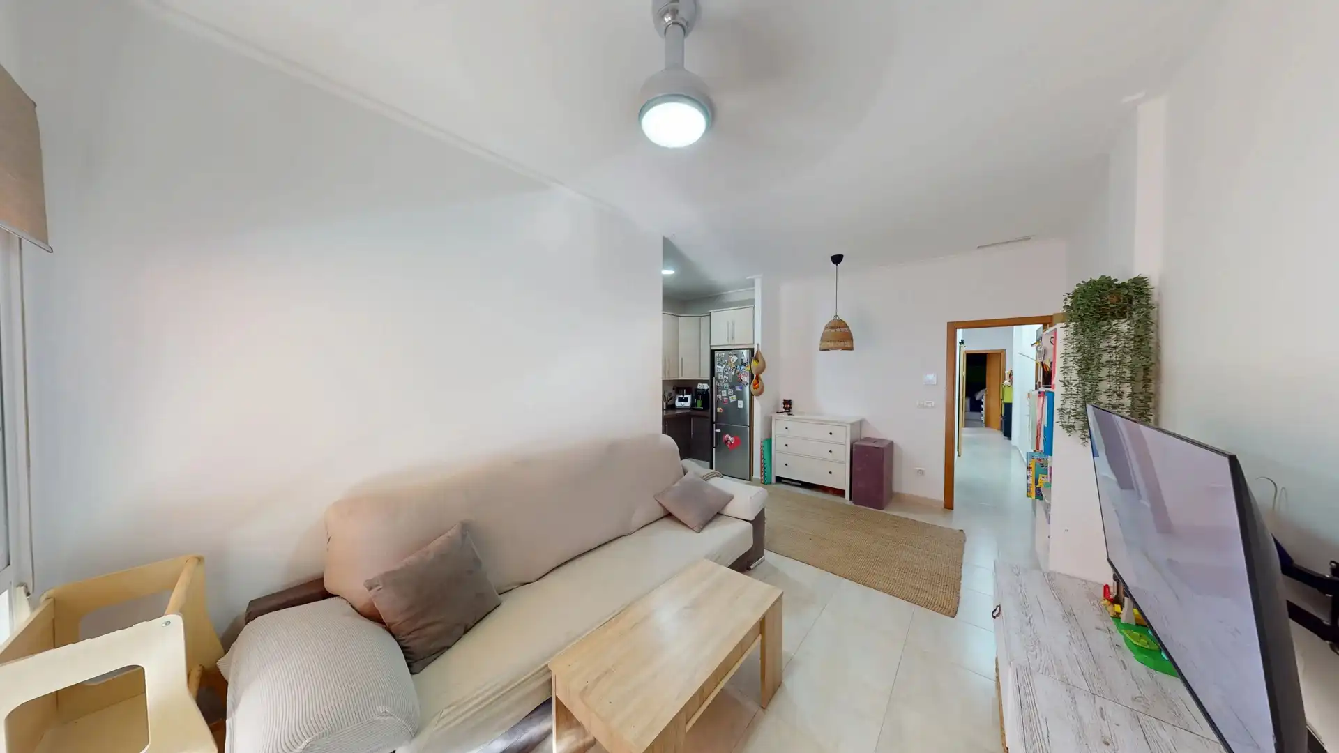 Sala de estar de Casa adosada en venta en Torrellano