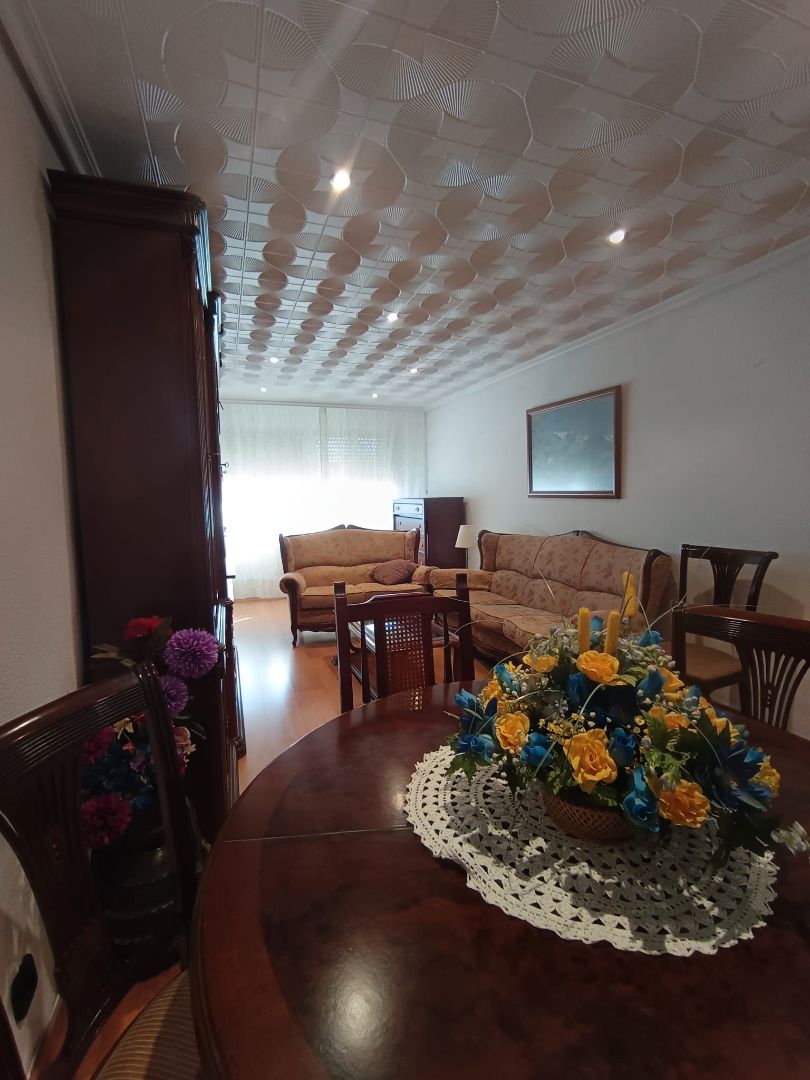 Sala de estar de Piso de alquiler en  Zaragoza Capital con Aire acondicionado, Calefacción y Parquet