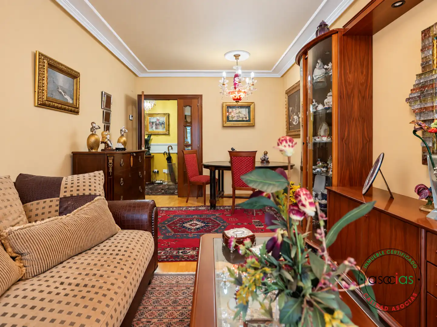 Sala de estar de Piso en venta en Gijón  con Calefacción y Parquet