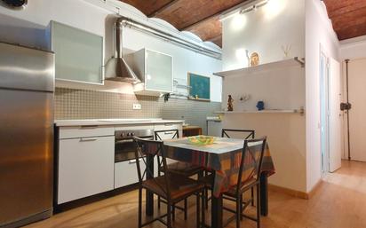 Kitchen of Flat for sale in  Barcelona Capital  with Parquet flooring, Furnished and Oven