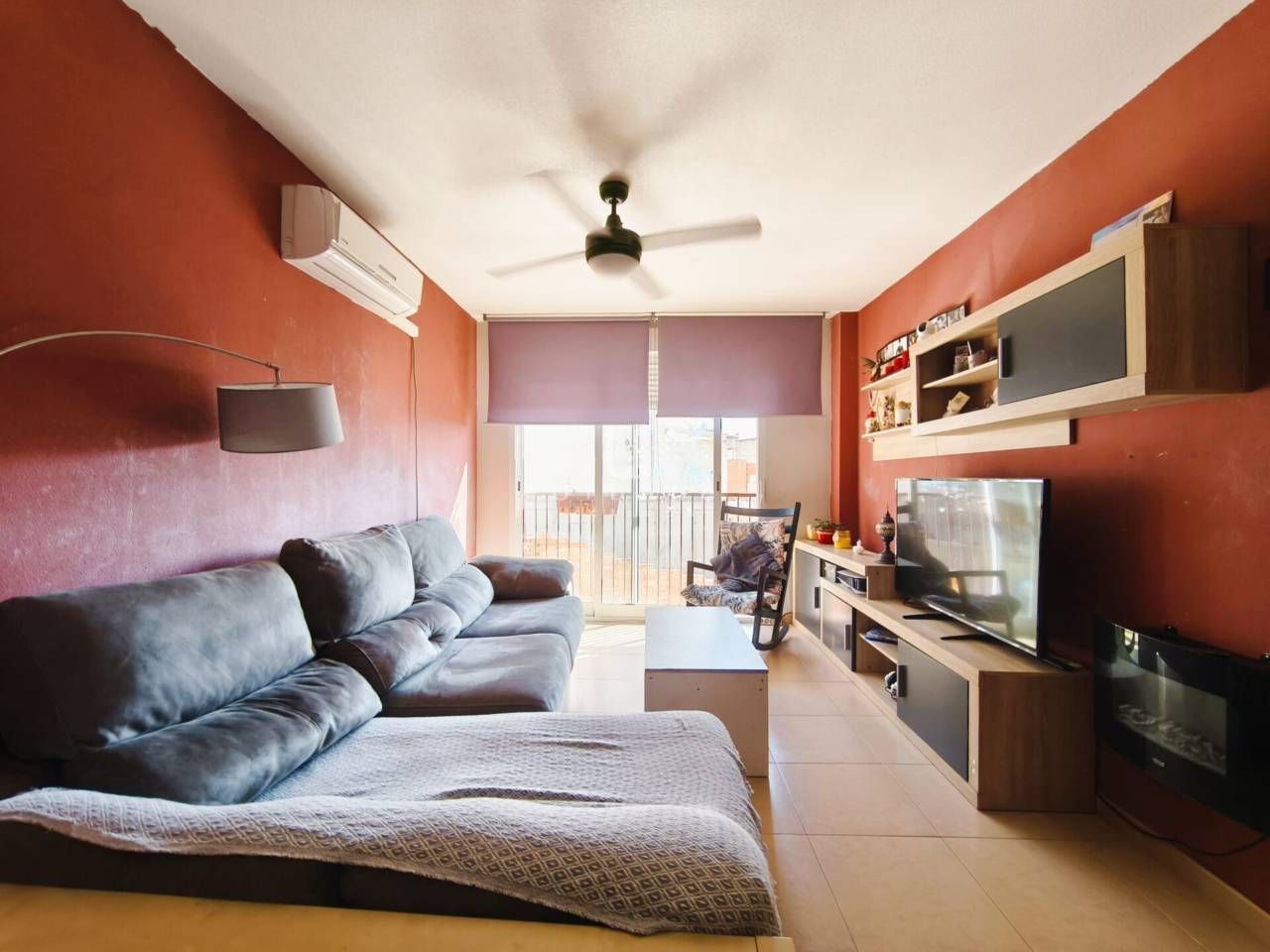 Living room of Flat for sale in  Murcia Capital  with Air Conditioner and Storage room
