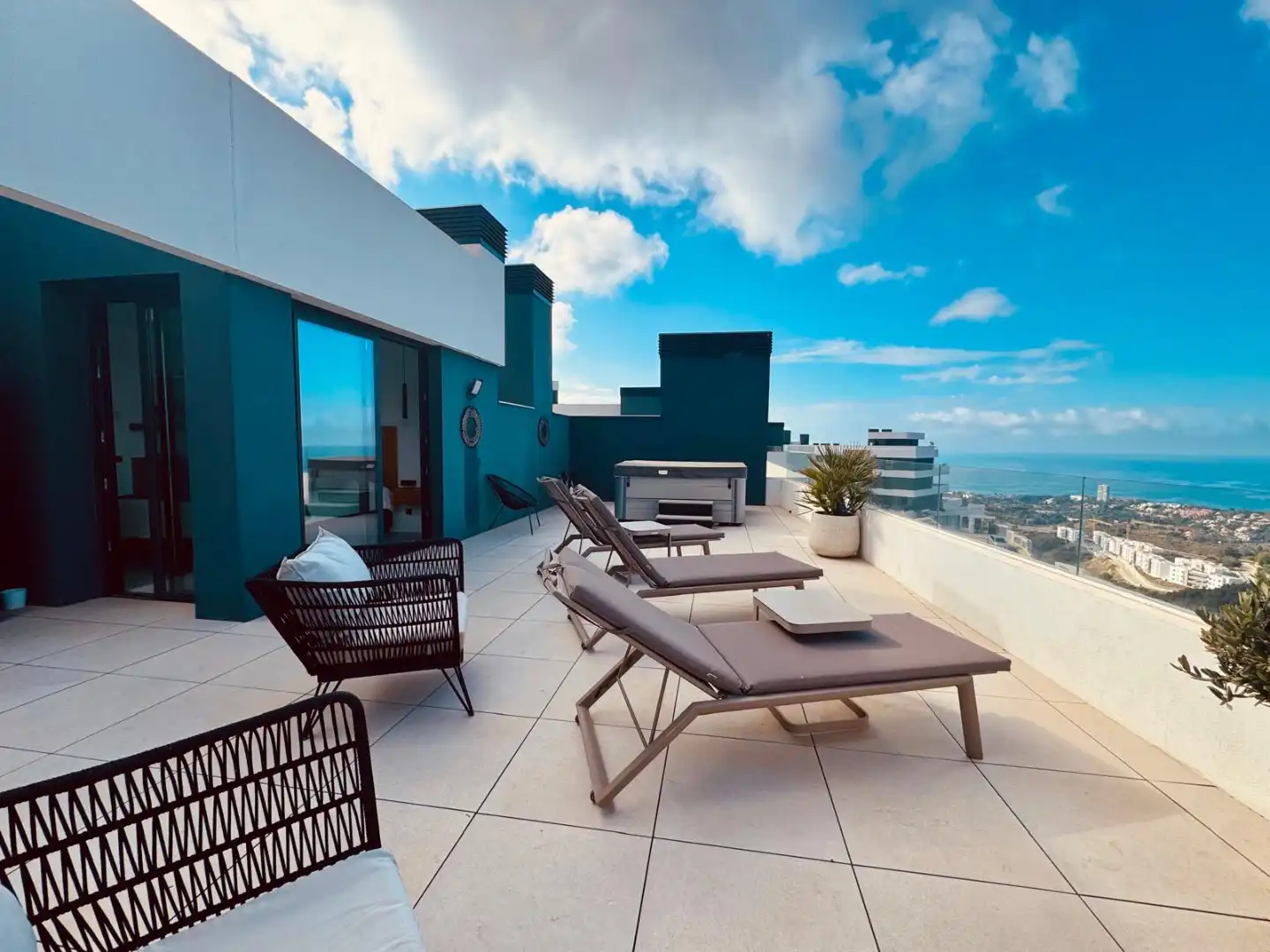 Terraza de Ático en venta en Marbella con Aire acondicionado, Terraza y Balcón