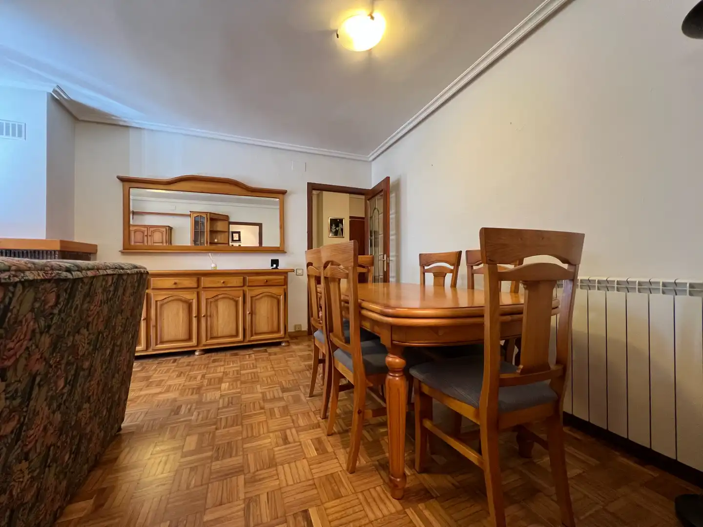 Dining room of Flat for sale in Jaca  with Heating, Storage room and Furnished