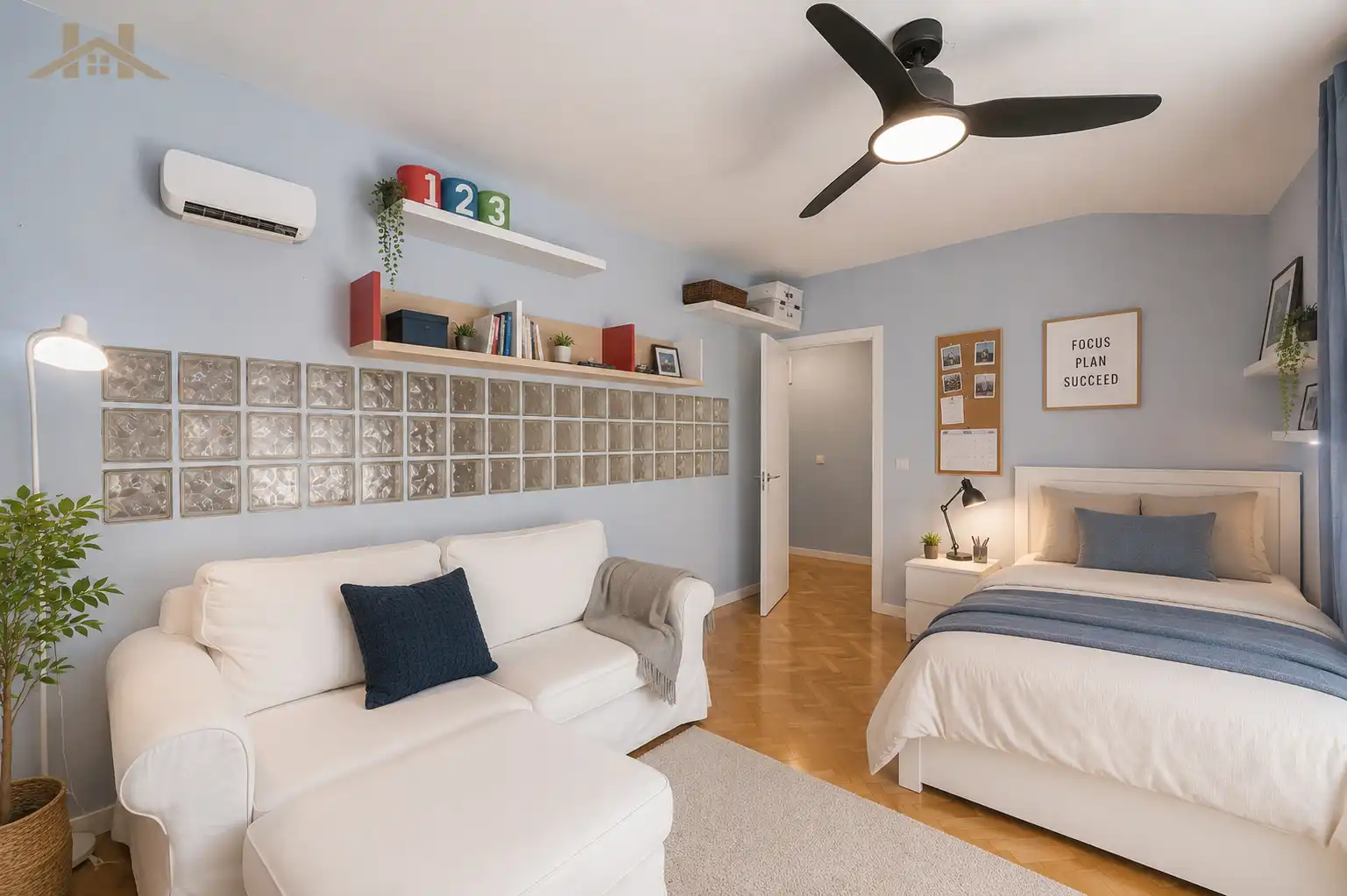 Bedroom of Duplexes for sale in Villanueva del Pardillo  with Air Conditioner, Heating and Parquet flooring