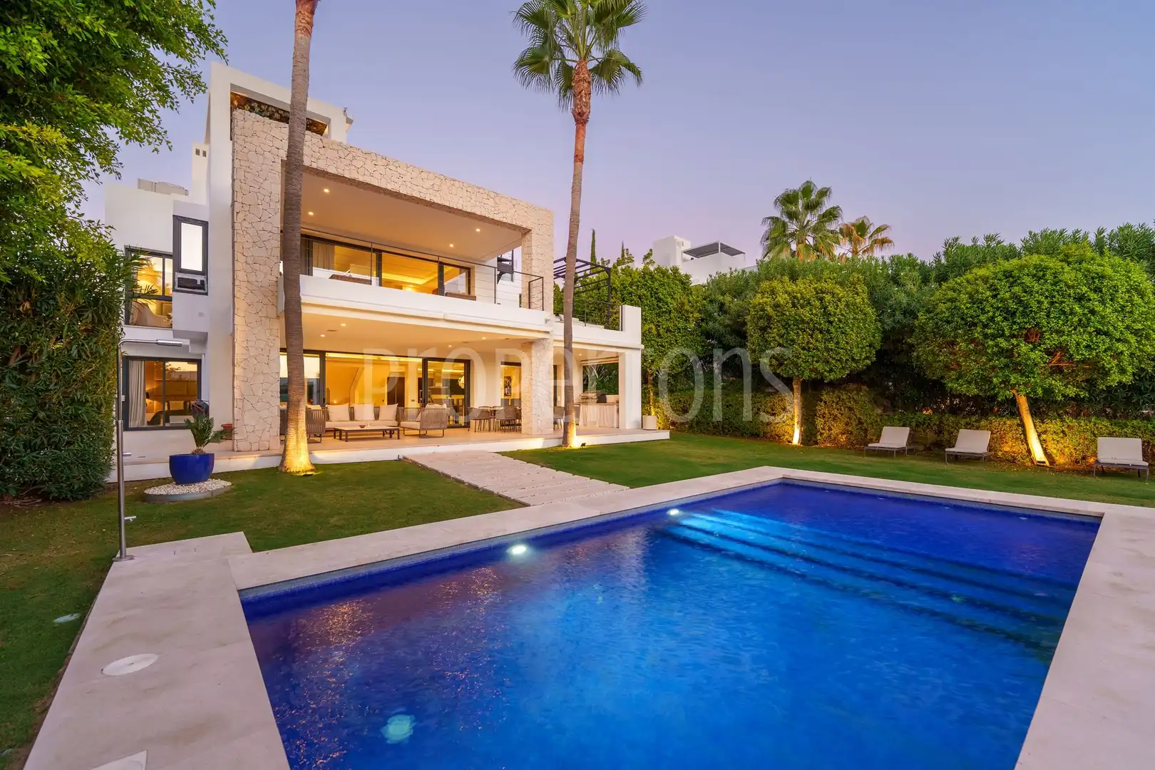 Jardín de Casa o chalet en venta en Marbella