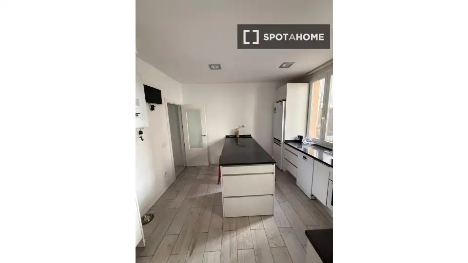 Cuina de Pis de lloguer en  Madrid Capital amb Aire condicionat, Calefacció i Moblat