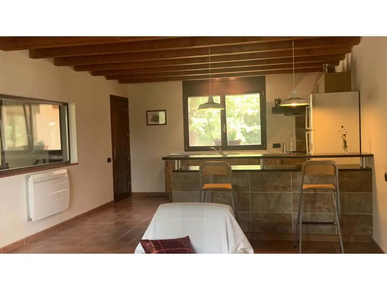 Cocina de Casa o chalet en venta en Guixers con Calefacción, Jardín privado y Parquet