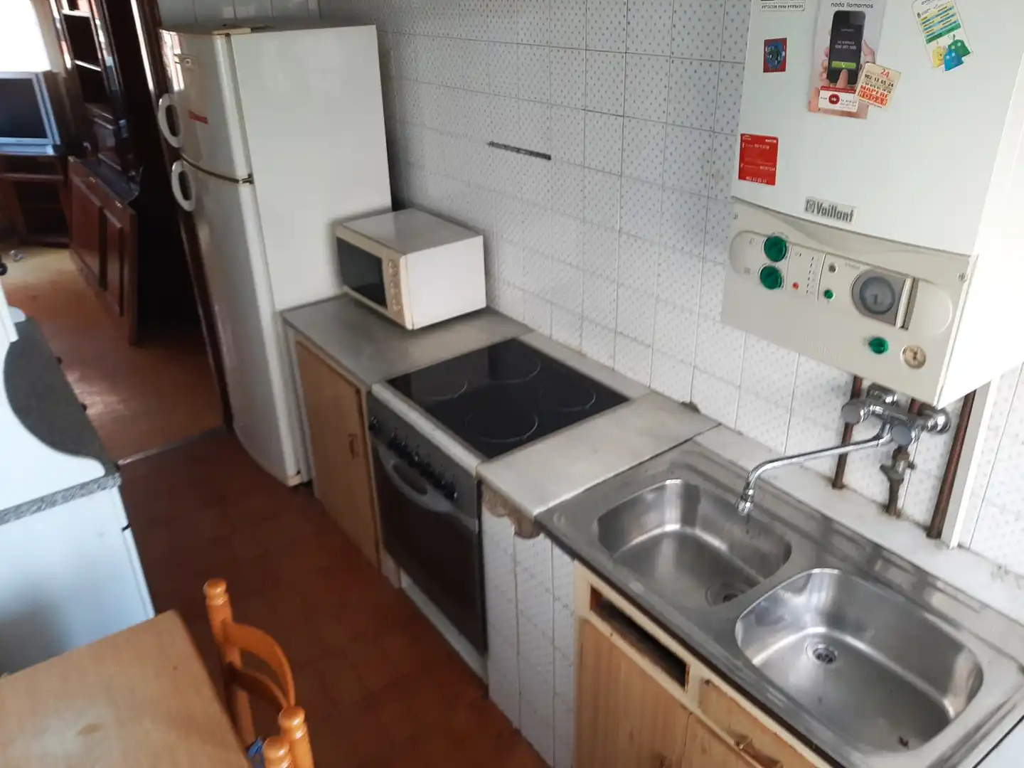 Cocina de Piso en venta en Oviedo  con Calefacción, Amueblado y Horno