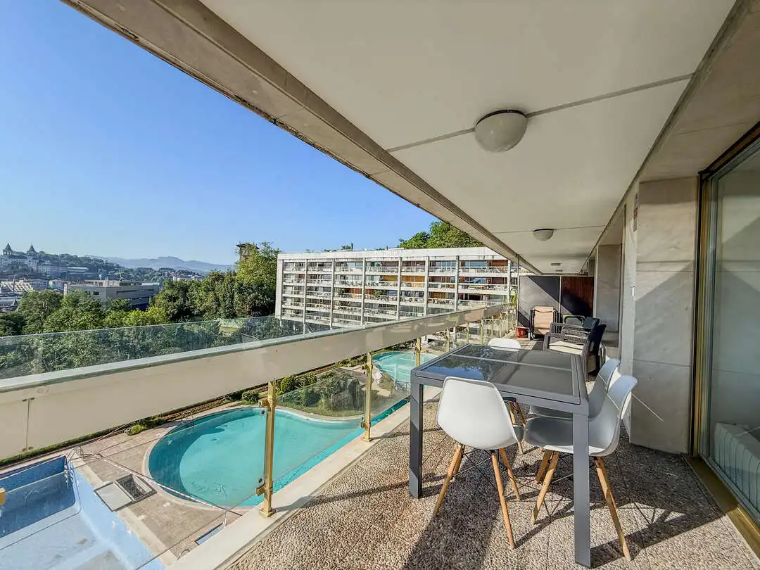 Terrasse von Wohnung zur Miete in Donostia - San Sebastián  mit Heizung, Privatgarten und Terrasse