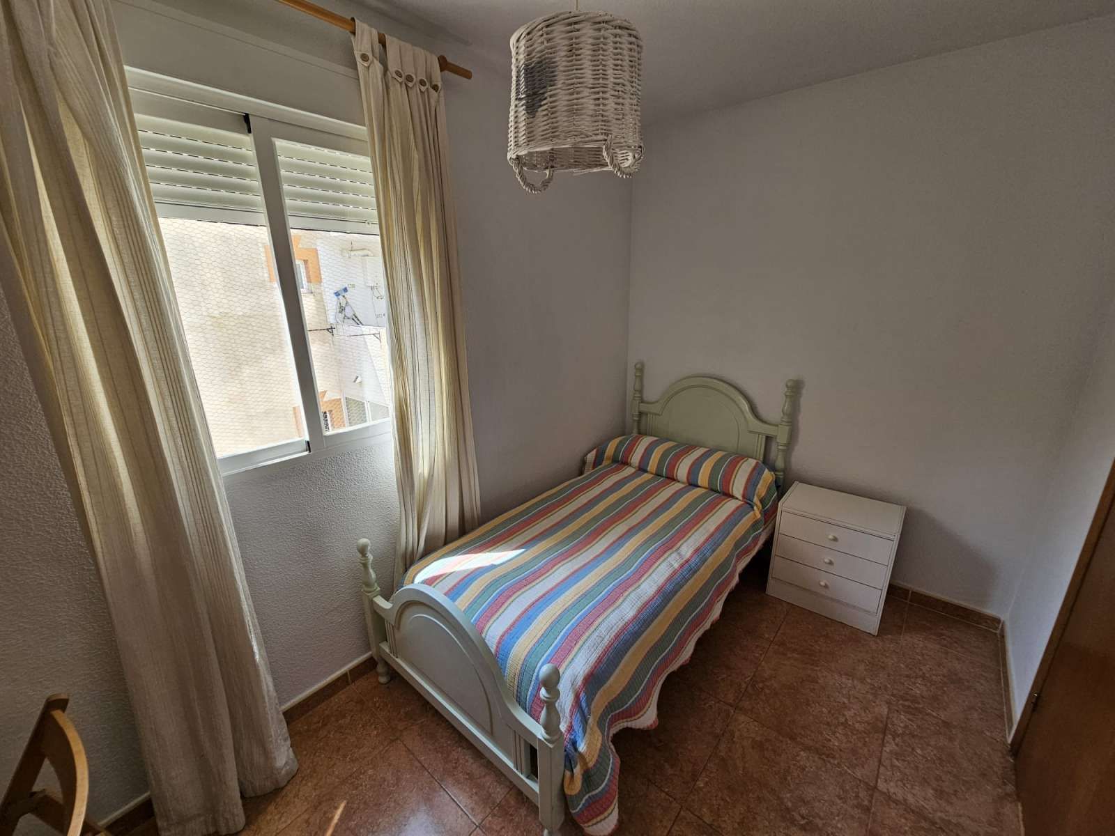 Schlafzimmer von Wohnung zur untervermieten in San Vicente del Raspeig / Sant Vicent del Raspeig mit Klimaanlage, Terrasse und Möbliert