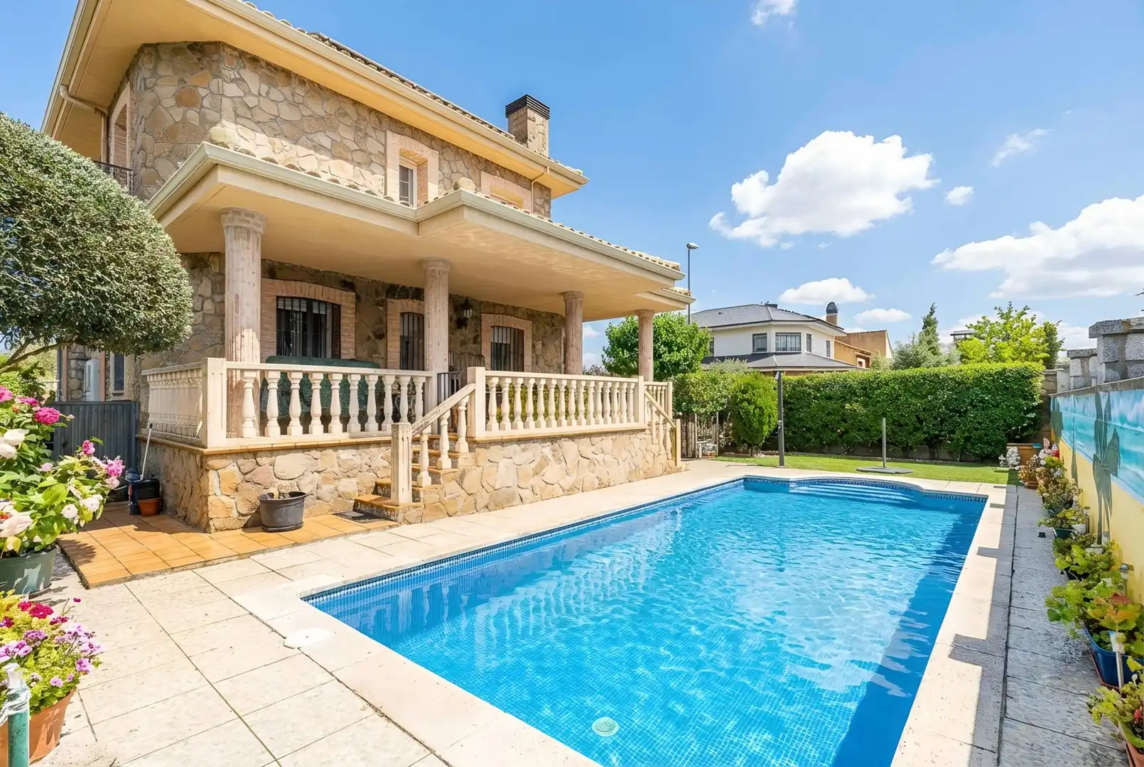 Swimming pool of Houses for sale in Guadarrama  with Air Conditioner, Heating and Terrace
