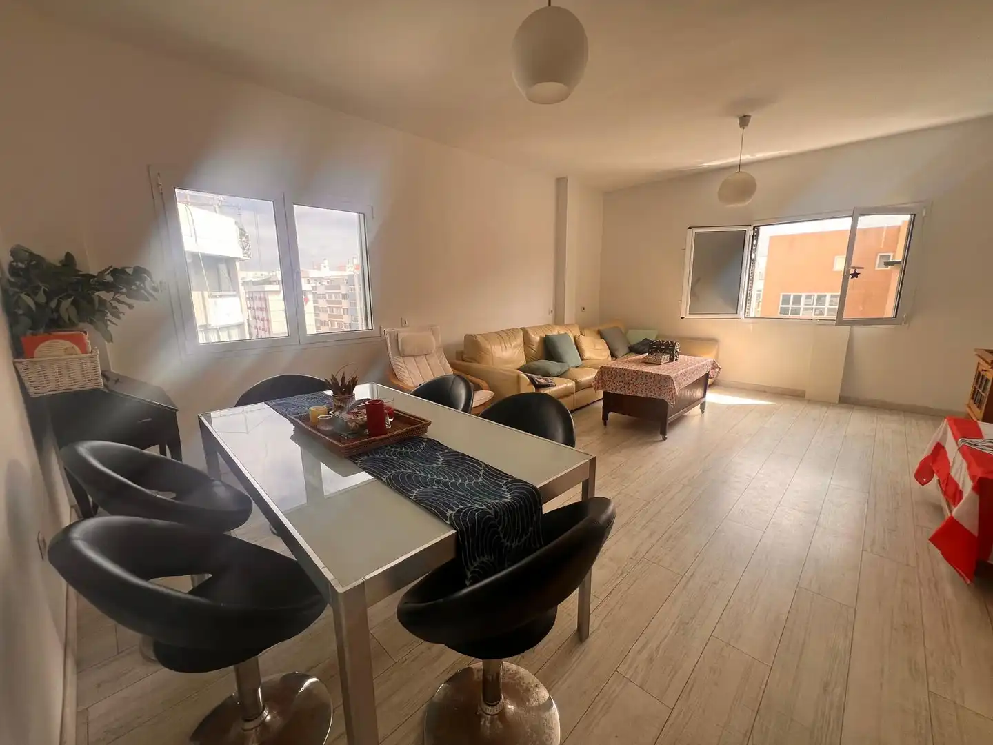 Sala de estar de Piso de alquiler en Las Palmas de Gran Canaria con Amueblado y Balcón