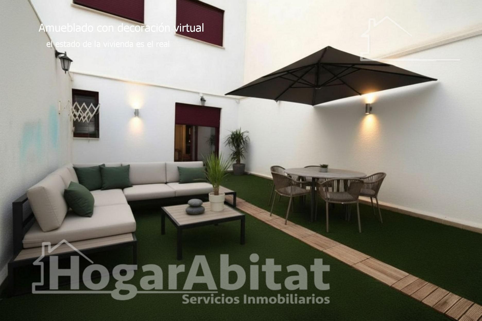 Terrassa de Pis en venda en Alginet amb Calefacció, Jardí privat i Terrassa