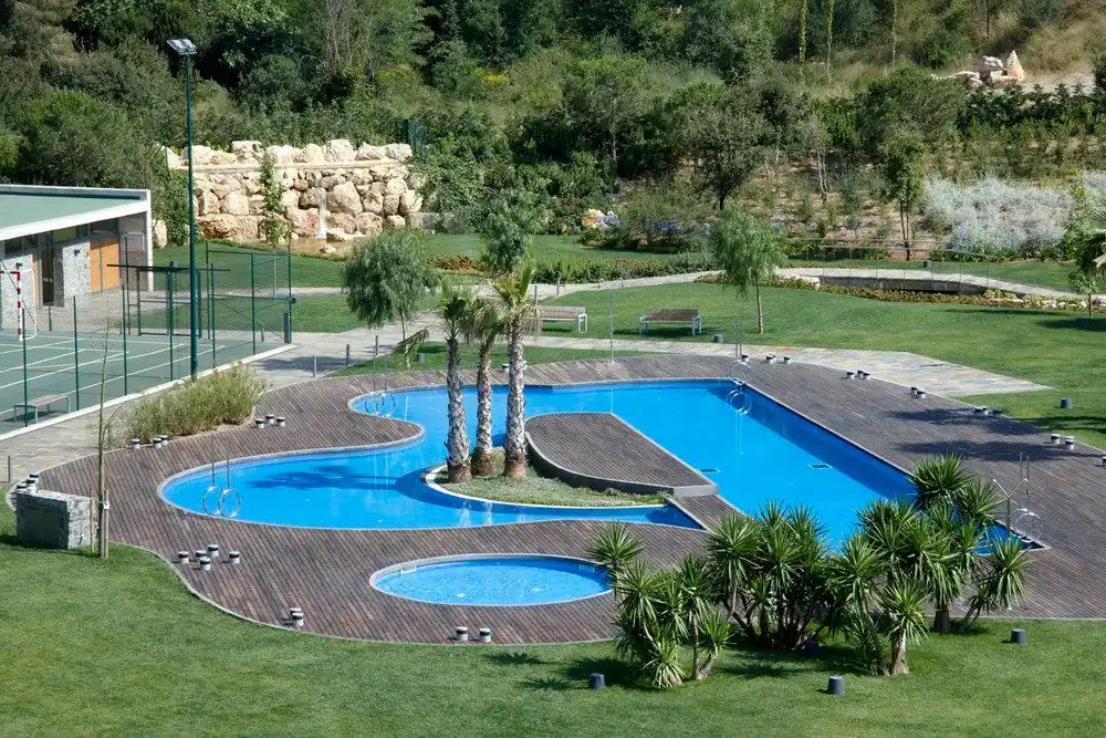 Swimming pool of Flat for rent in Barcelona  with Private garden, Parquet flooring and Terrace