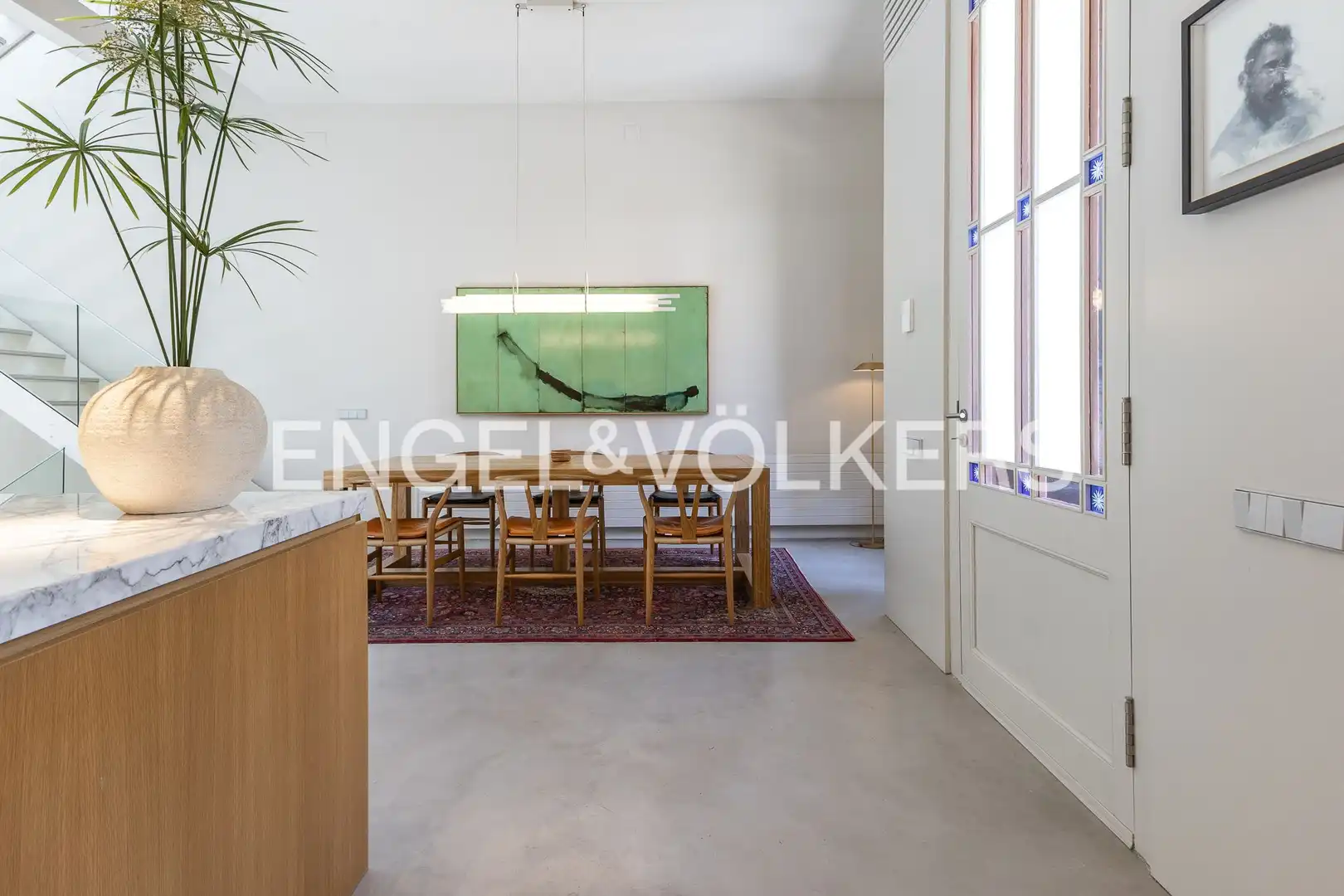 Dining room of Houses for rent in Barcelona  with Air Conditioner, Heating and Private garden