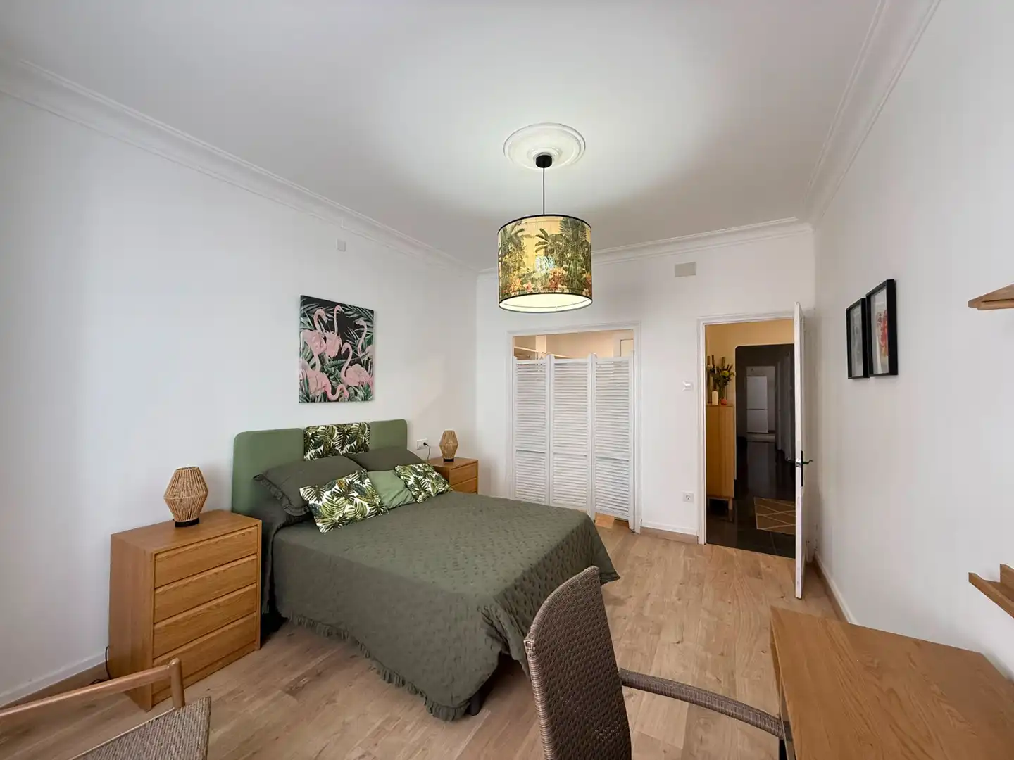 Bedroom of Flat for rent in Ferrol  with Heating, Parquet flooring and Terrace