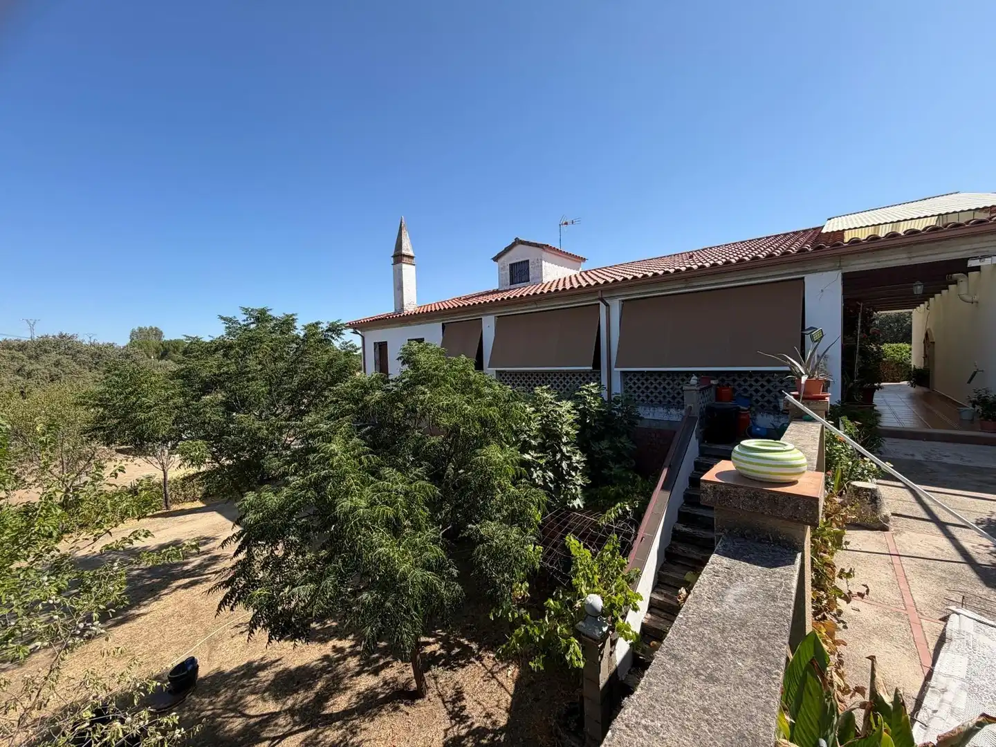Vista exterior de Casa o chalet en venta en Casar de Cáceres con Aire acondicionado, Calefacción y Terraza