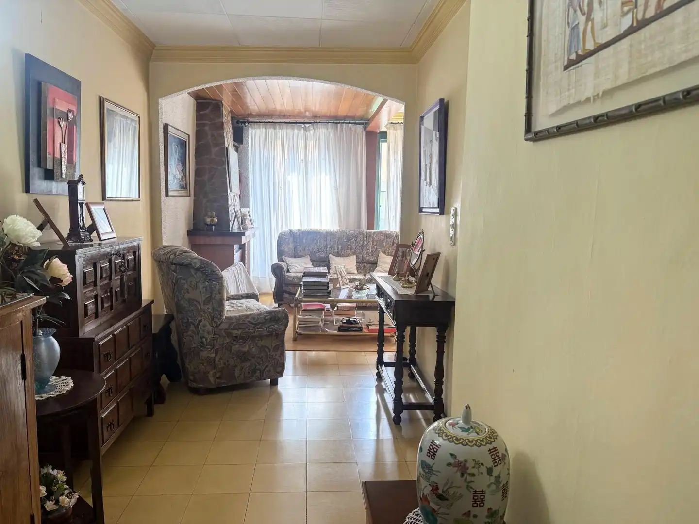 Living room of Flat for sale in Girona  with Heating and Balcony