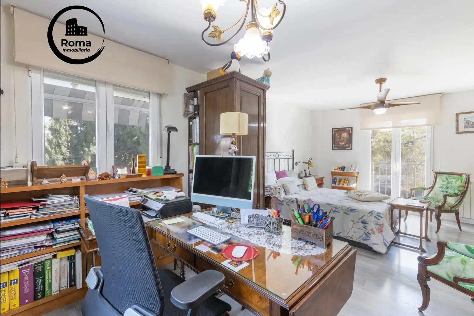 Habitación de Casa o chalet en venta en Albolote con Aire acondicionado, Calefacción y Jardín privado