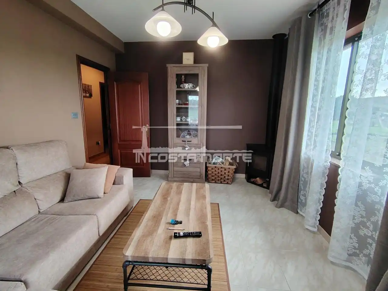Sala de estar de Casa o chalet en venta en Muxía con Calefacción, Jardín privado y Trastero
