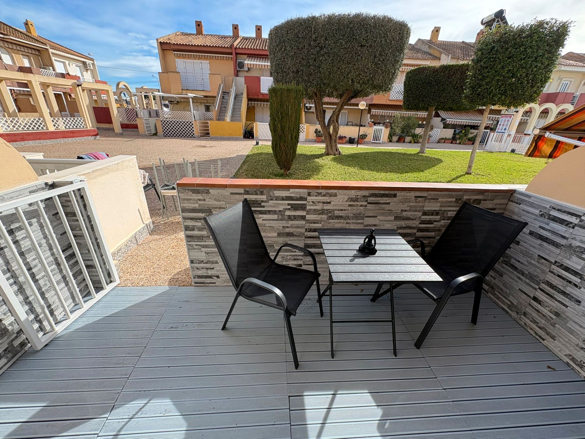 Terrace of Single-family semi-detached for sale in San Javier  with Air Conditioner, Heating and Private garden