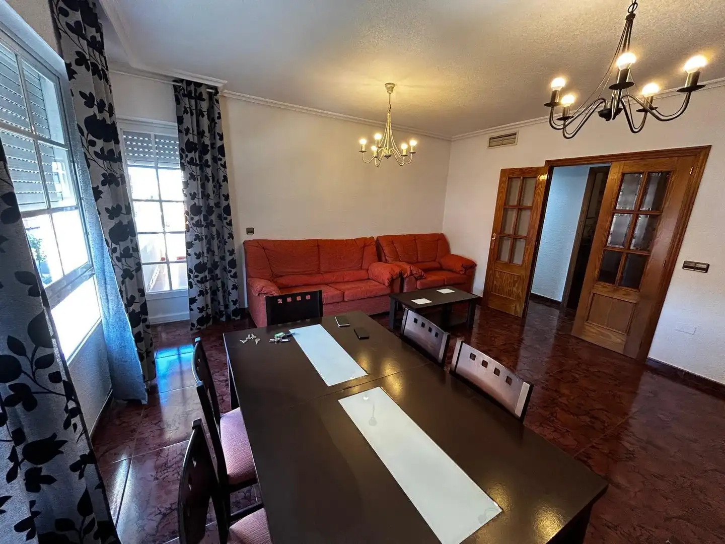 Living room of Flat for rent in Murcia  with Air Conditioner, Heating and Terrace